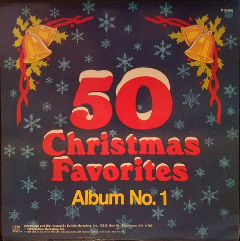 Various – 50 Christmas Favorites Album No. 1 - Mint- LP Record 1986 CBS Special Products USA Vinyl - Holiday / Pop