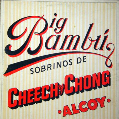 Cheech & Chong ‎– Big Bambú - VG+ Lp Record1972 Ode USA Vinyl & Giant Rolling Paper - Comedy