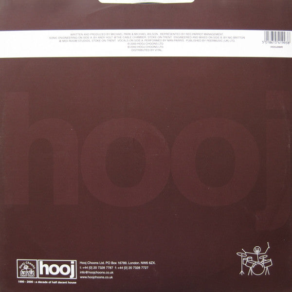 Parks & Wilson ‎– Feel The Drums E.P. (Disc 2) - VG+ 12" Single 2000 Hooj Choons UK Import Vinyl - Progressive House / Tribal - Shuga Records