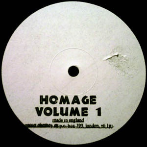 Ohmboy  – Homage Volume 1 - New 12" White Label Single Record UK Vinyl - Techno / House