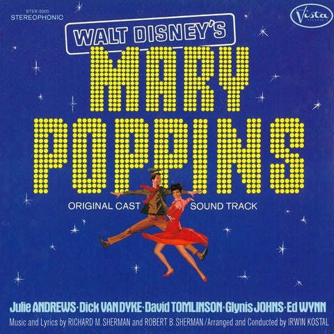 Julie Andrews · Dick Van Dyke · David Tomlinson – Walt Disney's Mary Poppins (Original Cast)(1964) - VG+ LP Record 1973 Buena Vista USA Vinyl - Soundtrack / Children's