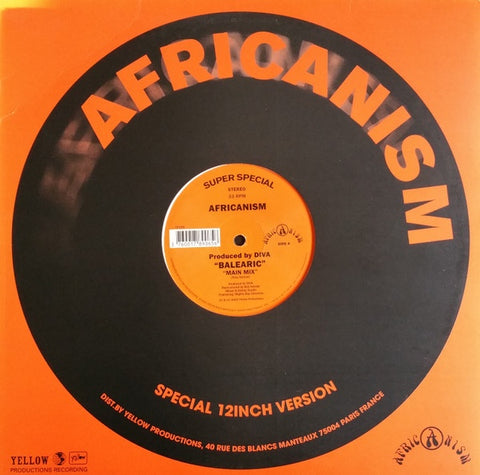 Africanism – Balearic - New Sealed 12" Single Record 2002 Yellow Productions France Vinyl - House