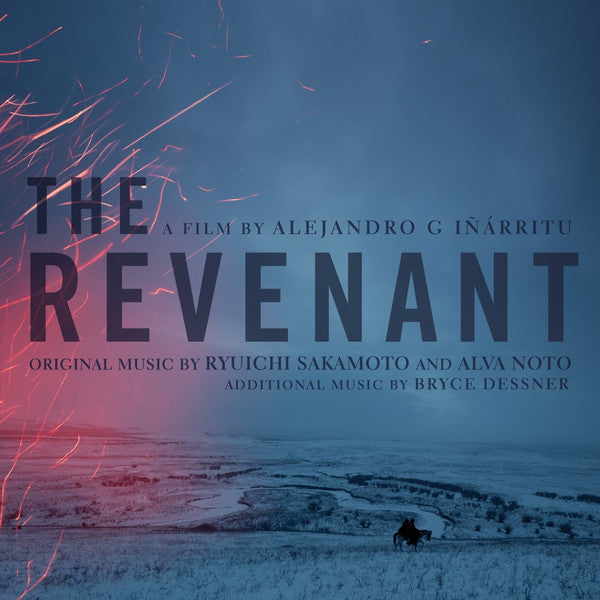 Ryuichi Sakamoto, Alva Noto & Bryce Dessner ‎– The Revenant (Original Motion Picture) - New 2 Lp Record 2016 Milan USA Blue Translucent & White Cloud  Vinyl & Download - Soundtrack