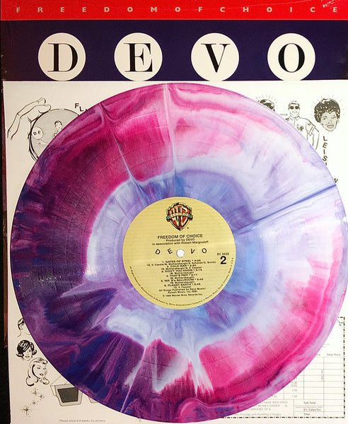 Devo - Freedom of Choice - New Vinyl Record 2016 Rhino 'Start Your Ear Off Right' Limited Edition on Red, White & Blue Vinyl