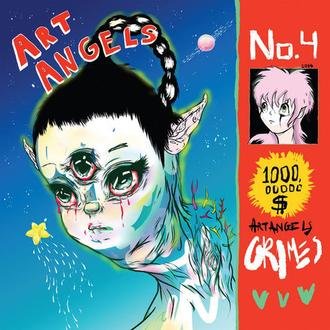 Grimes - Art Angels - New Lp Record 2015 4AD Vinyl, Prints & Download  - Electronic / Synth-pop