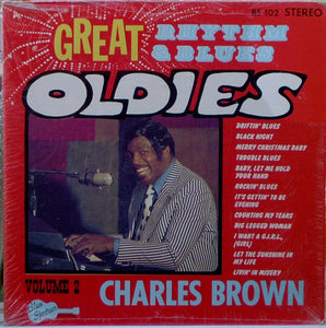 Charles Brown - Great Rhythm & Blues Oldies Volume 2 - VG Lp Record 1974 Stereo USA - Piano Blues / Rhythm & Blues