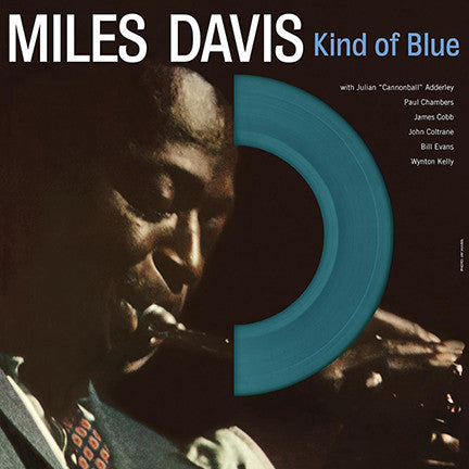 Miles Davis - Kind of Blue - New Vinyl 2015 DOL EU 180 Gram Limited Edition BLUE Vinyl Pressing - Jazz