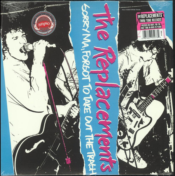The Replacements ‎– Sorry Ma, Forgot To Take Out The Trash (1981) - New LP Record 2016 Twin/Tone Europe Vinyl - Punk / Garage Rock / Indie Rock
