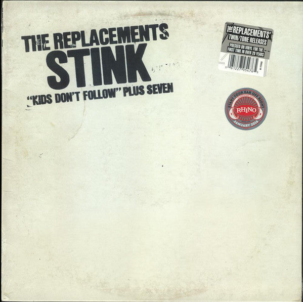 The Replacements ‎– Stink ("Kids Don't Follow" Plus Seven) - New Vinyl Record 2016 Rhino 'Start Your Ear Off Right' Limited Edition USA - Rock