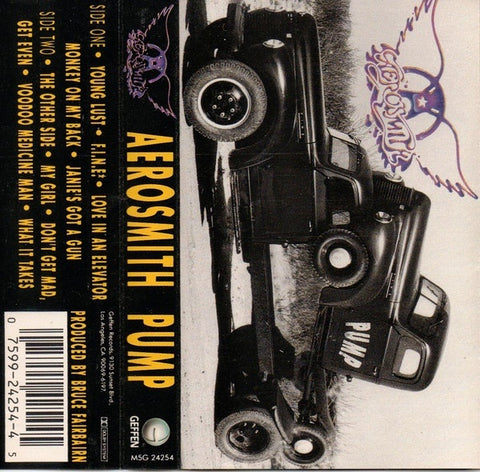 Aerosmith – Pump - Used Cassette 1989 Geffen Tape - Hard Rock / Pop Rock / Southern Rock