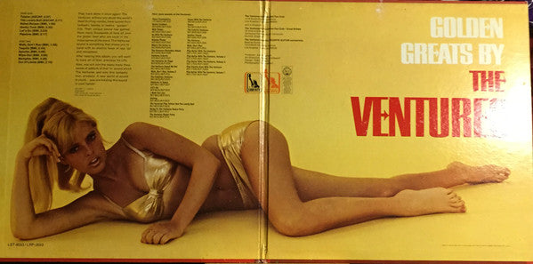 The Ventures ‎– Golden Greats By The Ventures - VG+ LP Record Liberty USA Vinyl - Surf / Instrumental