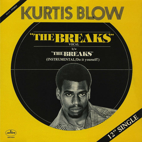 Kurtis Blow ‎– The Breaks - VG 12" Single USA 1980 Original Press - Hip Hop / Rap