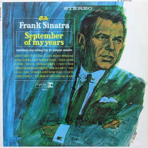 Frank Sinatra - September of My Years - VG+ LP Record 1965 Reprise USA Original Stereo Vinyl - Jazz / Vocal