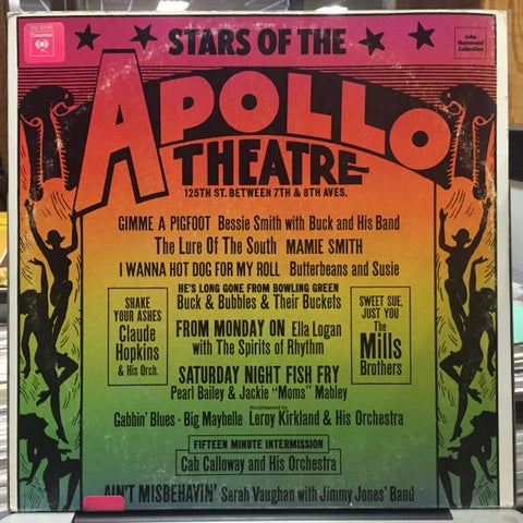 Various – Stars Of The Apollo Theatre - VG+ 2 LP Record 1973 Columbia USA Vinyl - Jazz / Jump Blues / Big Band / Swing