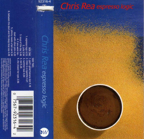 Chris Rea – Espresso Logic - Used Cassette 1993 EastWest Tape - Pop Rock