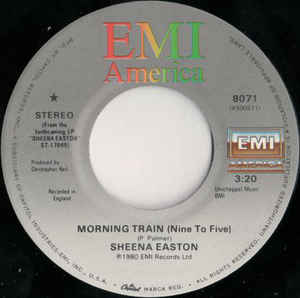 Sheena Easton - Morning Train (Nine To Five) / Calm Before The Storm - Mint- 7" Single 45 Record 1980 USA - Synth-Pop