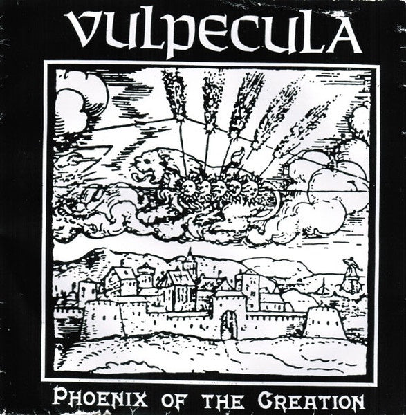 Vulpecula – Phoenix Of The Creation - Mint- 7" EP Record 1996 Eternal Darkness Creations Blue Vinyl & Insert - Black Metal / Death Metal - Shuga Records