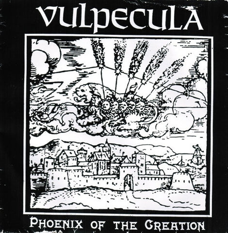 Vulpecula – Phoenix Of The Creation - Mint- 7" EP Record 1996 Eternal Darkness Creations Blue Vinyl & Insert - Black Metal / Death Metal