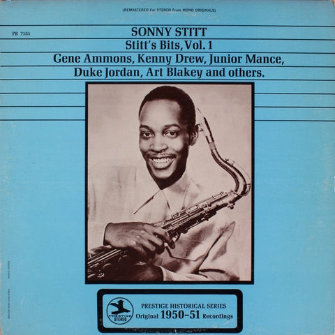 Sonny Stitt – Stitt's Bits, Vol. 1 (1968)- VG+ LP Record 1970 Prestige USA Vinyl - Jazz / Bop