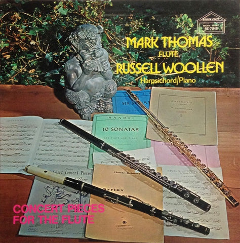 Mark Thomas, Russell Woollen – Concert Pieces For Flute - Mint- LP Record 1970s Golden Crest Private Press USA Vinyl - Classical