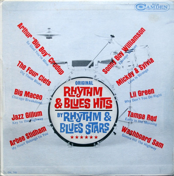 Various – Original Rhythm And Blues Hits By Rhythm And Blues Stars - VG+ LP Record 1963 RCA Camden USA Mono Vinyl - Blues / Rhythm & Blues - Shuga Records