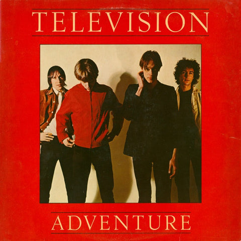 Television – Adventure - VG+ LP Record 1978 Elektra USA Red Label Original Vinyl - Power Pop / Punk / New Wave
