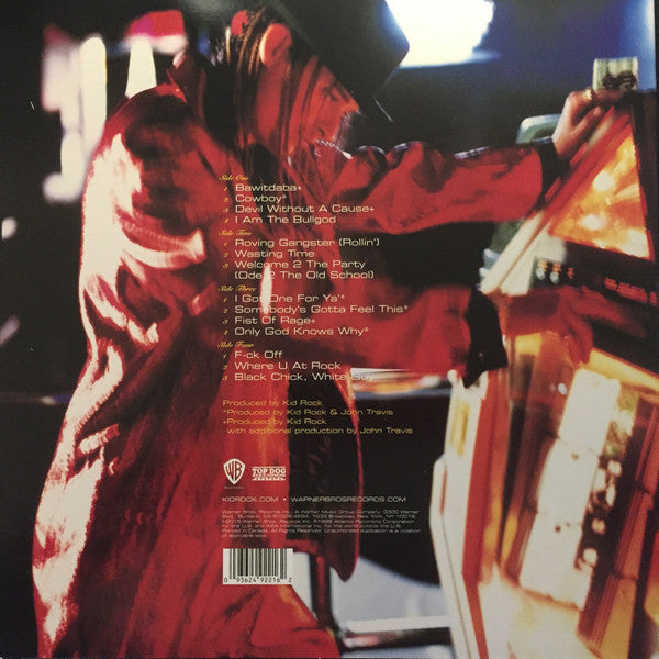 Kid Rock – Devil Without A Cause (1998) - Mint- 2 LP Record 2016 Warner Top Dog USA Vinyl & Insert - Alternative Rock / Funk Metal - Shuga Records