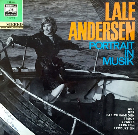 Lale Andersen – Portrait In Musik - VG+ (VG cover) LP Record 1964 Electrola Germany Vinyl - Pop / Chanson / Schlager
