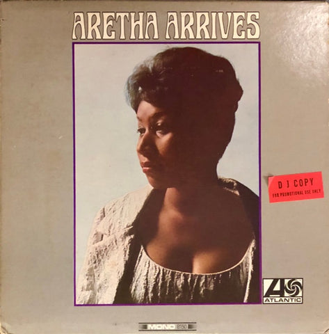 Aretha Franklin – Aretha Arrives - VG- Poor (low grade) LP Record 1967 Atlantic USA Mono White Label Promo Vinyl - Soul