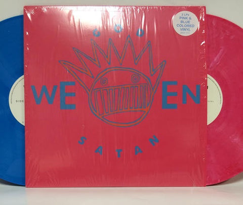 Ween ‎– God Ween Satan - The Oneness (1990) - Mint- 2 LP Record 2016 Plain Recordings USA Pink & Blue Vinyl - Alternative Rock