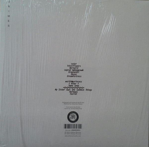 Grimes - Halfaxa (2010) - New LP Record 2016 Arbutus USA Vinyl & Download - Synth-pop / Witch House / Dream Pop - Shuga Records