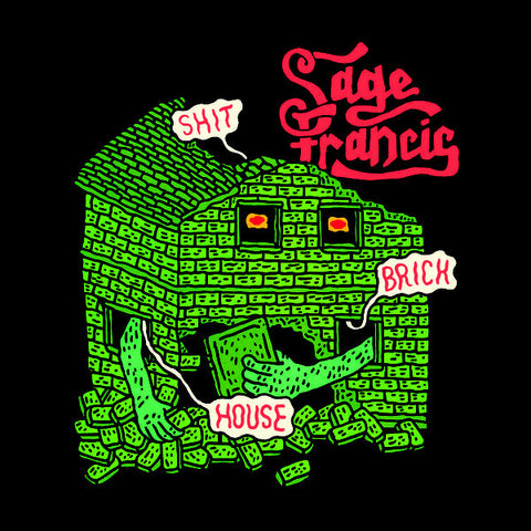 Sage Francis - Shit Brick House - New Vinyl Record 2016 Strange Famous Record Store Day Limited Edition 7" on Colored Vinyl, 1000 copies - Rap / HipHop