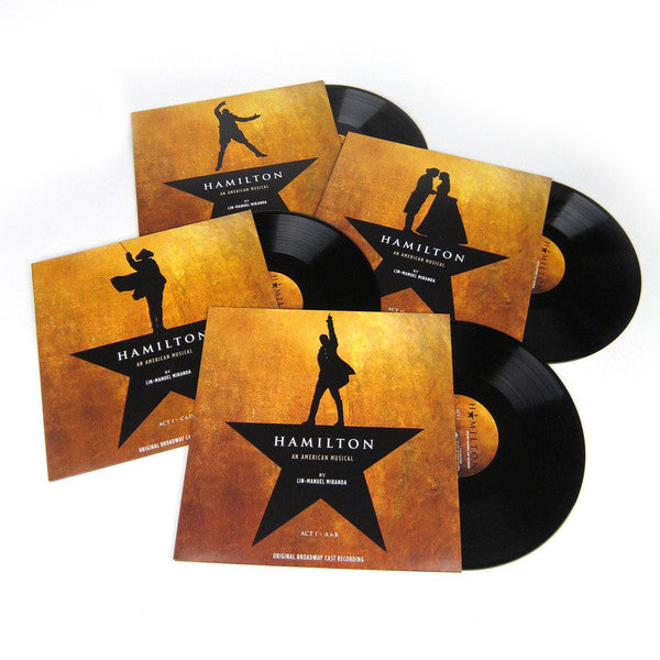 Lin-Manuel Miranda ‎– Hamilton (Original Broadway Cast Recording) - New 4 LP Record 2016 Atlantic USA Vinyl, Book & Download - Musical / Soundtrack