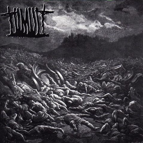 Gomorrha / Tumult – Split EP - Mint- 7" Record 1998 Anomie Bastardized Germany Vinyl & Insert - Grindcore / Hardcore