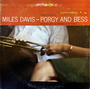 Miles Davis ‎– Porgy And Bess - VG+ Lp Record (Low grade cover) 1977 Reissue Orig 1959 USA Stereo Original Vinyl - Jazz