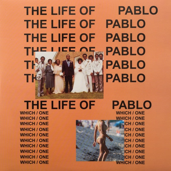 Kanye West - The Life Of Pablo - New 2 LP Record 2016 Self Released Clear Vinyl First Press Mispress "Facts (Charlie Heat Veraion)" appears as the final two tracks, replacing "Fade" limited to 1000 copies - Hip Hop - Shuga Records