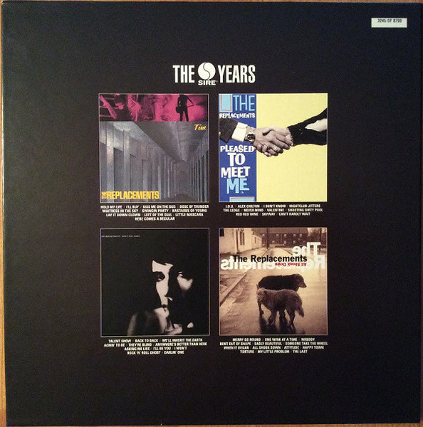 The Replacements - The Sire Years (Tim, Pleased To Meet Me, Don't Tell A Soul, All Shook Down) - New Vinyl Record 4 Lp 2016 Limited Edition Numbered Box Set - Punk / Post-Punk / Alt-Rock - Shuga Records