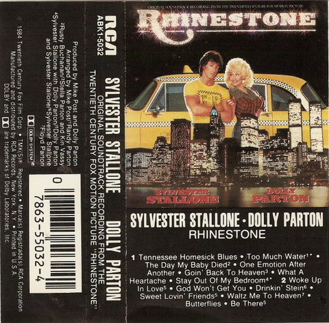Various – Rhinestone - Original Soundtrack - Used Cassette 1984 RCA Tape - Soundtrack