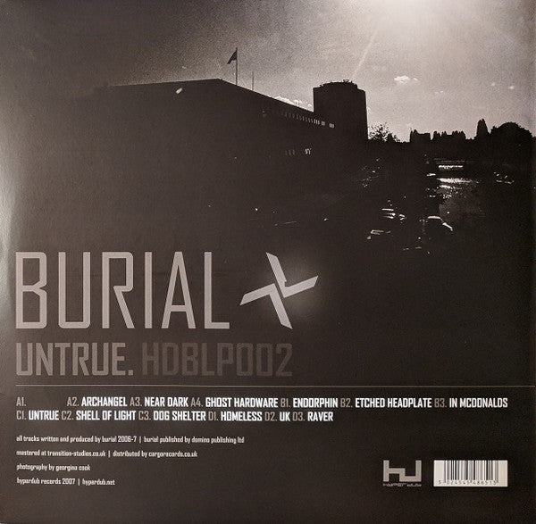 Burial ‎– Untrue (2007) - New 2 LP Record 2016 Hyperdub UK Import 180 gram Vinyl - Electronic / Dubstep / UKG / Ambient