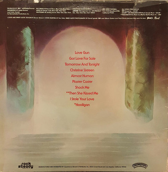Kiss - Love Gun - VG+ LP Record 1977 Casablanca USA Original Santa Maria Press Vinyl, Merch Form & Matching Inner Sleeve - Hard Rock / Heavy Metal - Shuga Records