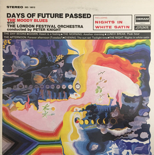 The Moody Blues - Days of Future Passed - VG+ LP Record 1967 Deram USA Vinyl - Psychedelic Rock