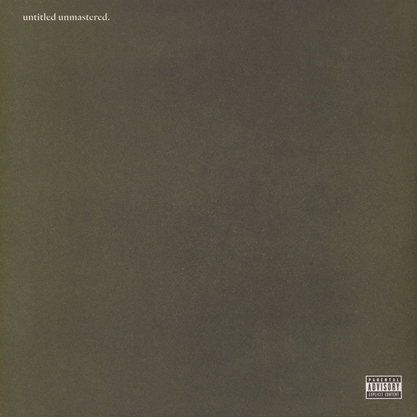 Kendrick Lamar - Untitled Unmastered - Mint- LP Record 2016 Top Dawg USA 180 Gram Vinyl - Hip Hop - Shuga Records