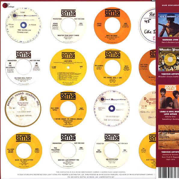 Various ‎– Loma: A Soul Music Love Affair Volume 4: Sweeter Than Sweet Things 1964-1968 - New Lp Record 2018 Future Days USA Vinyl - Soul / Funk - Shuga Records