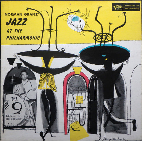 Jazz At The Philharmonic – Norman Granz' Jazz At The Philharmonic Vol. 9 - VG+ (vg- box) 2 LP Record Box 1960 Verve USA Mono Vinyl - Jazz / Bop