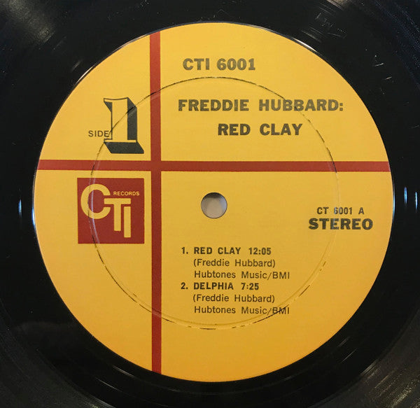 Freddie Hubbard – Red Clay - VG+ LP Record 1970 CTI USA Vinyl - Jazz / Hard Bop