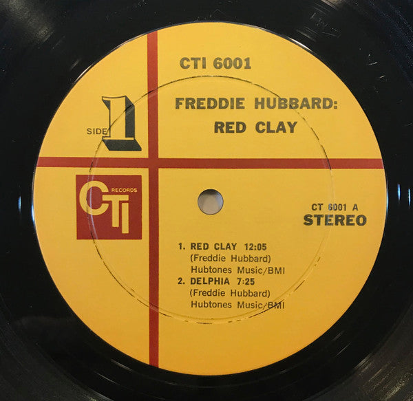 Freddie Hubbard – Red Clay - VG+ LP Record 1970 CTI USA Vinyl - Jazz / Hard Bop - Shuga Records