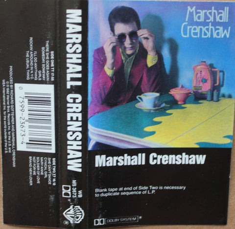 Marshall Crenshaw – Marshall Crenshaw - Used Cassette 1982 Warner Bros. Tape - Rock / Pop