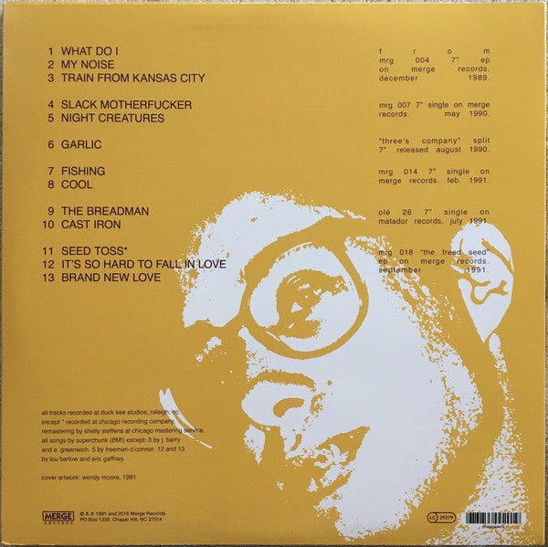 Superchunk ‎– Tossing Seeds (Singles 89-91)(1992) - New LP Record 2016 Merge USA 180 gram Vinyl - Indie Rock - Shuga Records