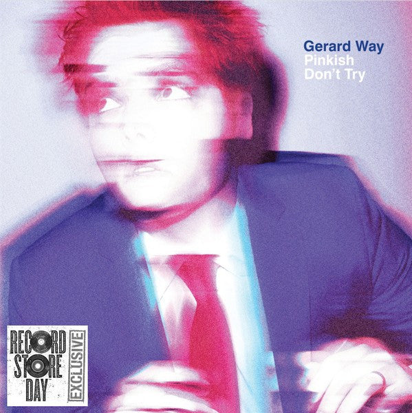 Gerard Way - Pinkish Don't Try - New Vinyl 2016 Reprise Record Store Day 7" on Red, Pink & Purple Splatter Vinyl - Alt-Rock / Brit-Pop-Punk