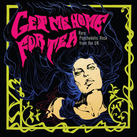 Various - Get Me Home for Tea: Rare Psychedelic Rock from the U.K. - New Vinyl Record 2016 Org Music Record Store Day Limited Edition Red, White + Blue Swirl Vinyl, Limited to 2000 - Psych / Comp